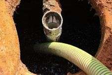Septic tank pumping